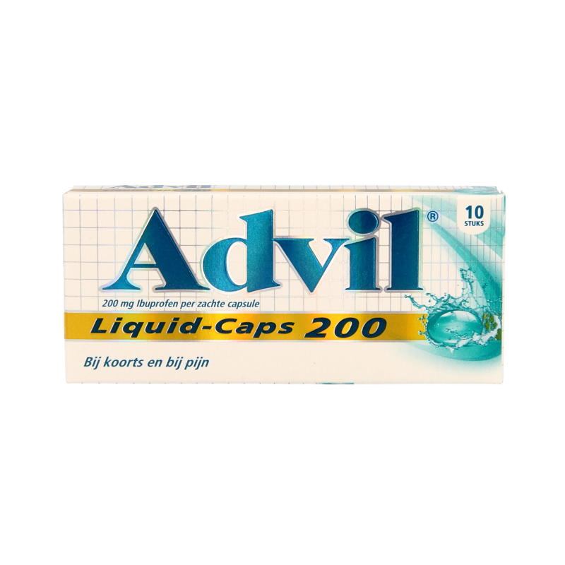 Advil Reliva liquid caps 200mg 10 Capsules
