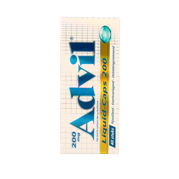 Advil Reliva liquid capsules 200mg 40.00 Capsules