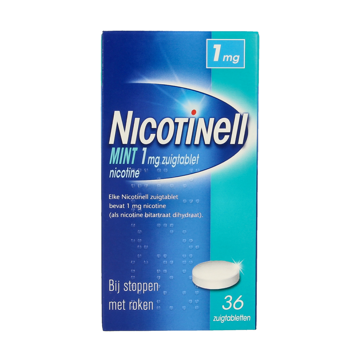 Nicotinell Mint 1mg 36.00 Zuigtabletten