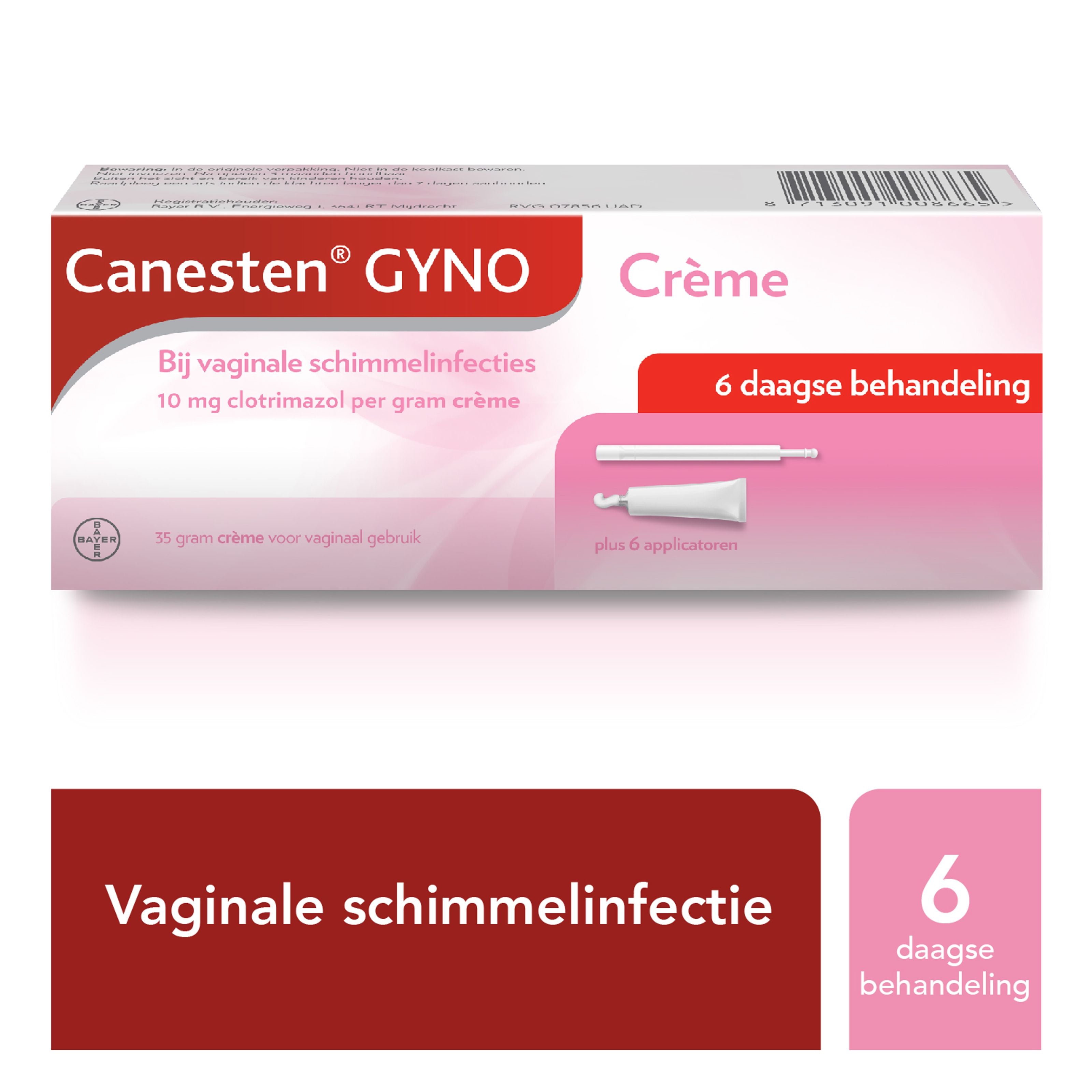 Canesten Gyno creme (6 applicaties) 35 Gram