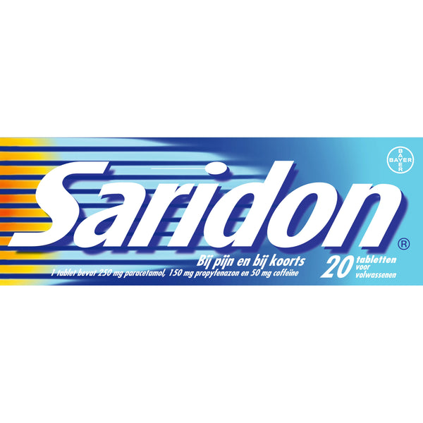Saridon Pijnstillend en koortsverlagend 20.00 Tabletten