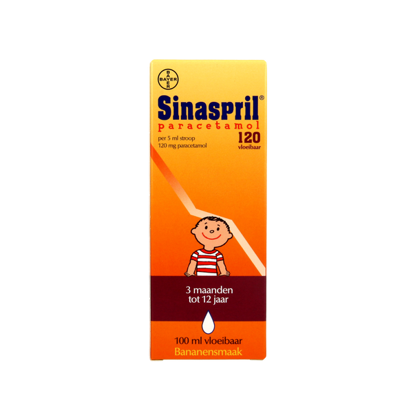 Sinaspril Paracetamol vloeibaar 120mg 100.00 Milliliter