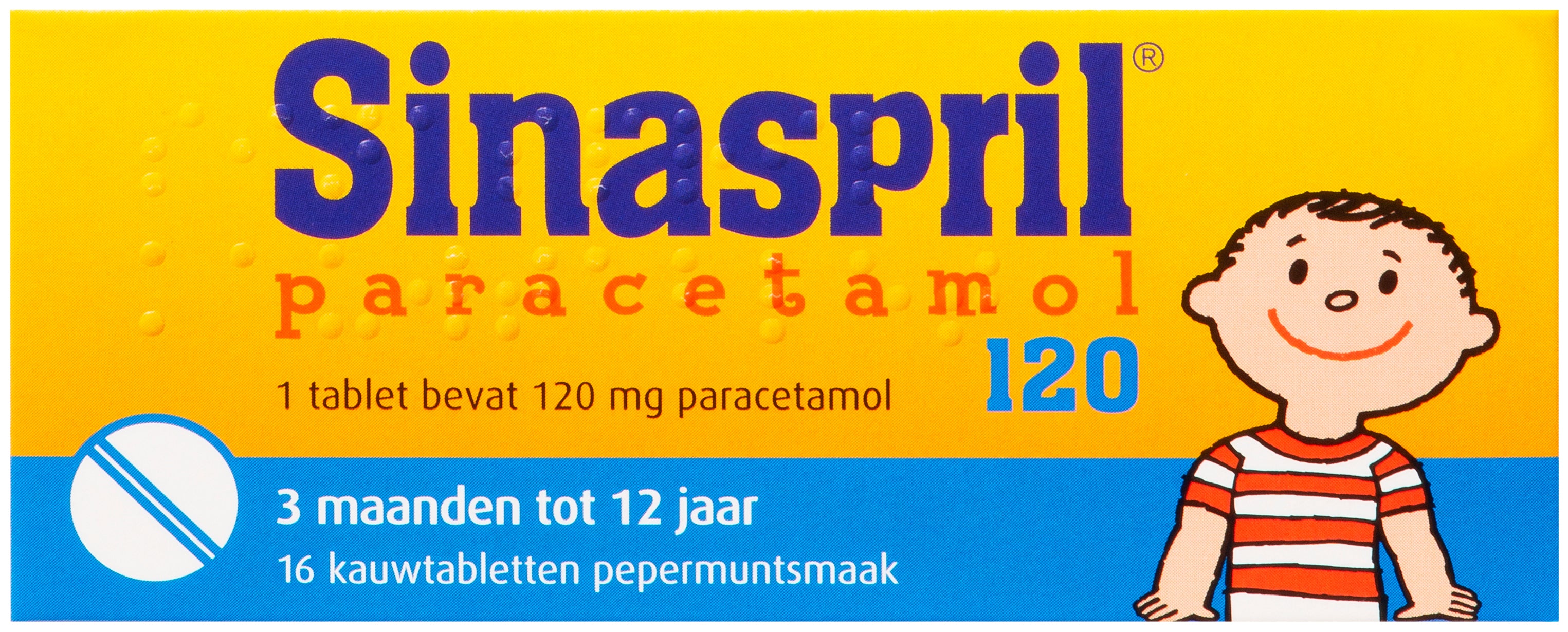 Sinaspril Paracetamol 120mg 16.00 Tabletten