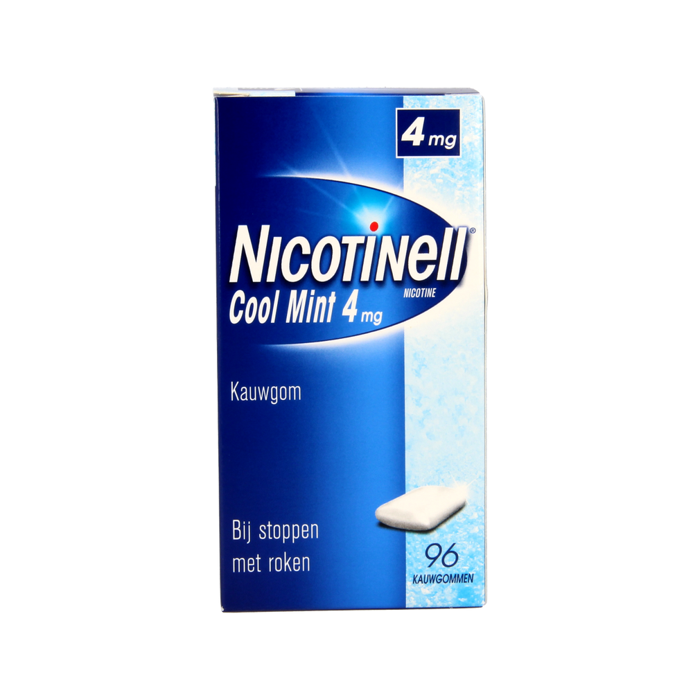 Nicotinell Kauwgom cool mint 4mg 96.00 Stuks