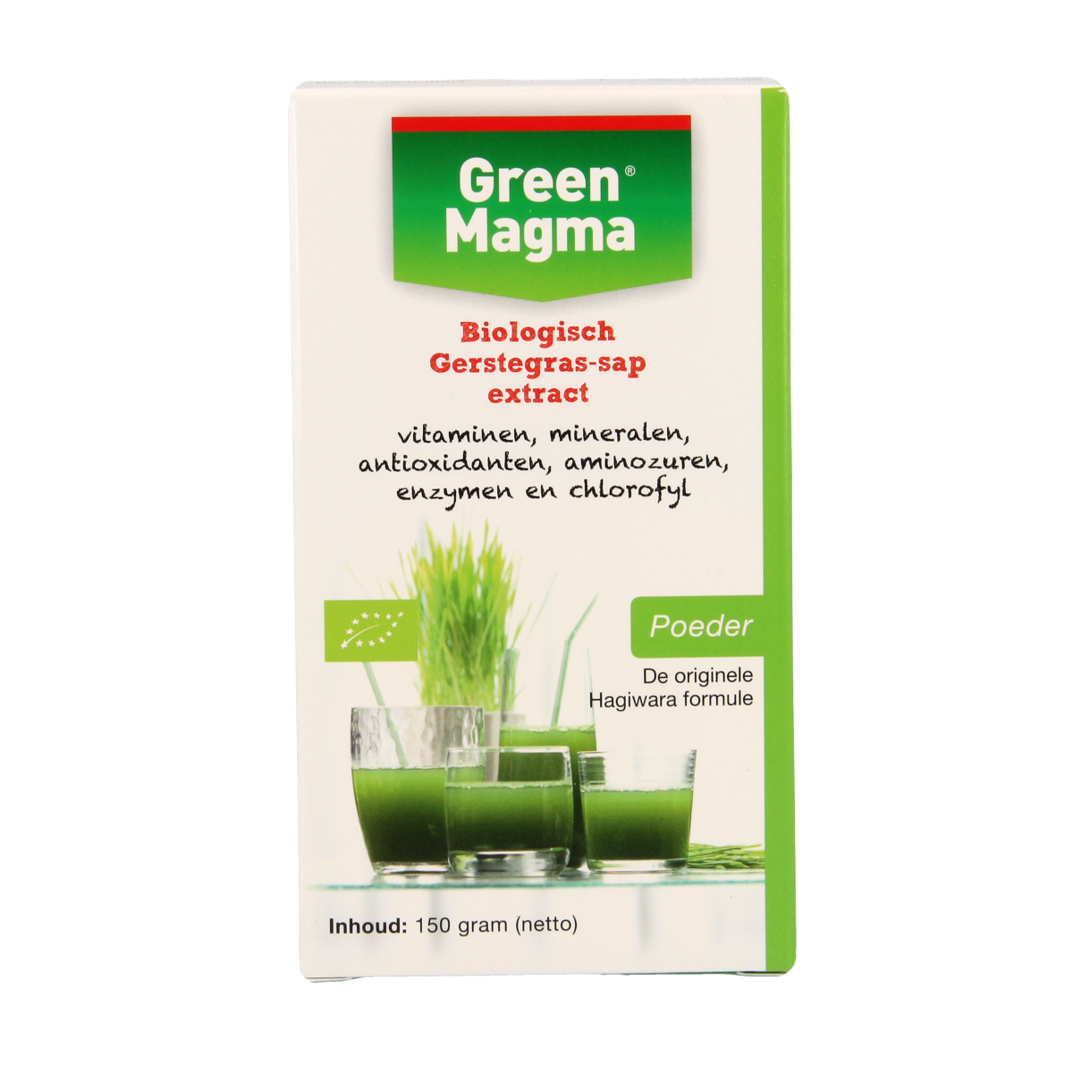 Green Magma Green magma poeder bio 150.00 Gram