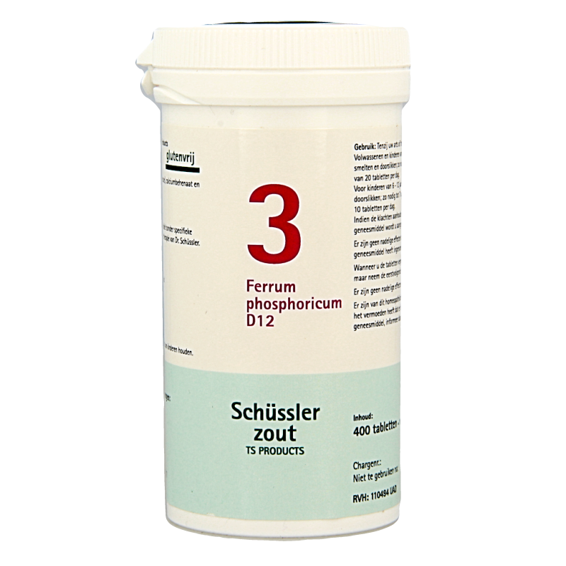 Pflüger Ferrum phosphoricum 3 D12 Schussler 400 Tabletten