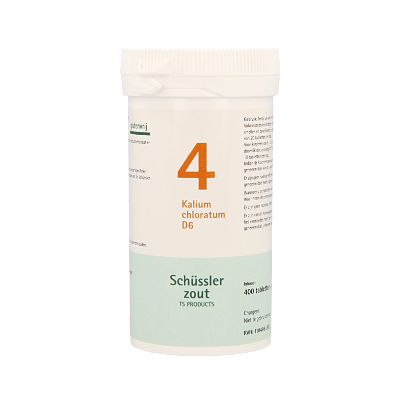 Pflüger Kalium chloratum 4 D6 Schussler 400 Tabletten