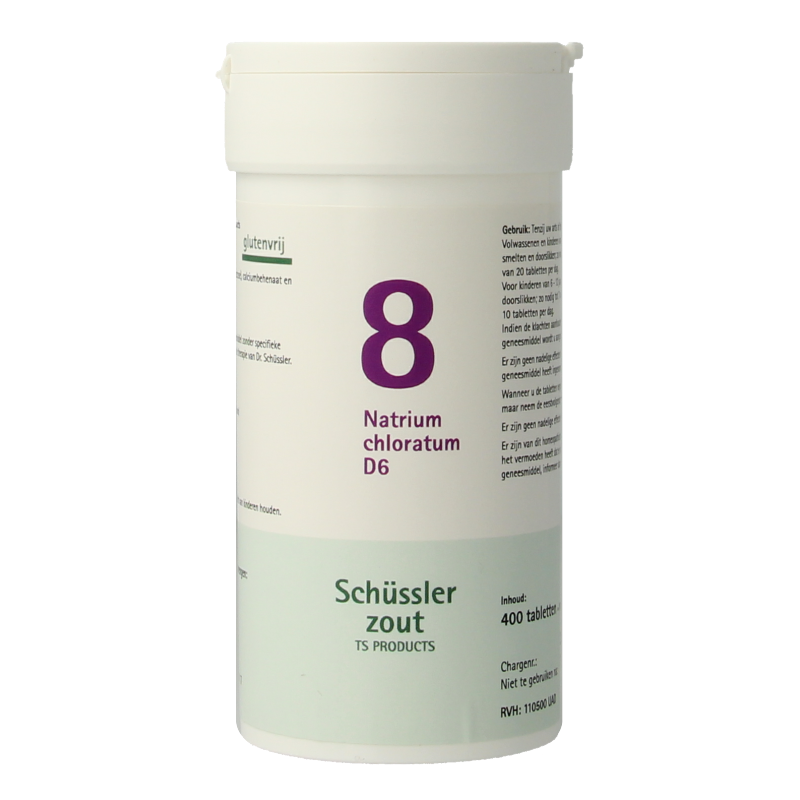 Pflüger Natrium chloratum 8 D6 Schussler 400 Tabletten