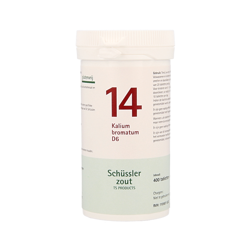 Pflüger Kalium bromatum 14 D6 Schussler 400 Tabletten