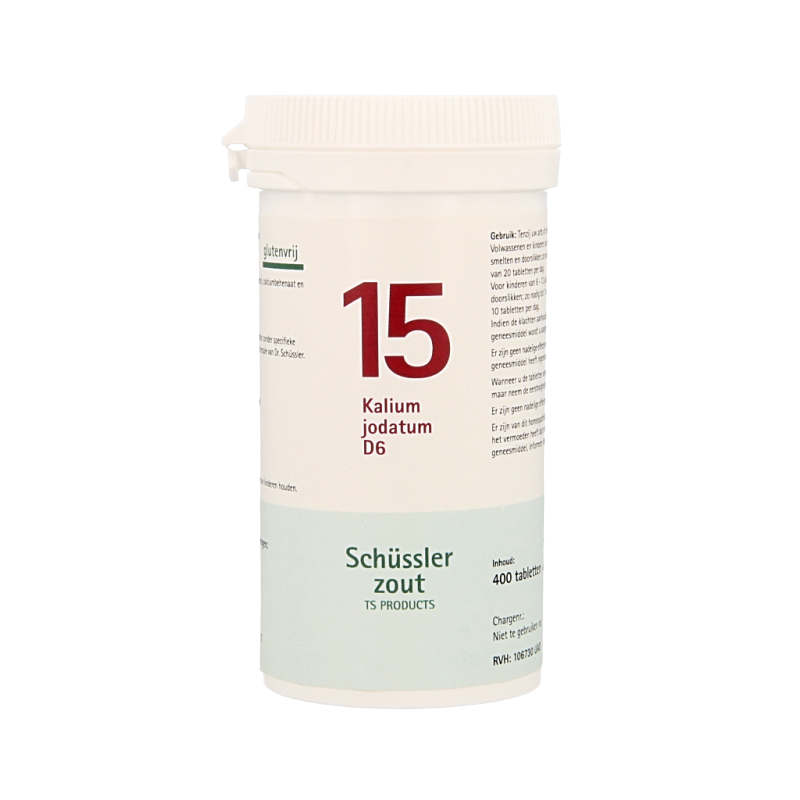 Pflüger Kalium jodatum 15 D6 Schussler 400 Tabletten