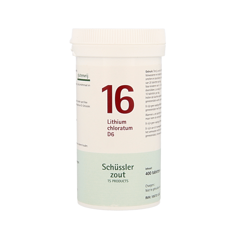 Pflüger Lithium chloratum 16 D6 Schussler 400 Tabletten