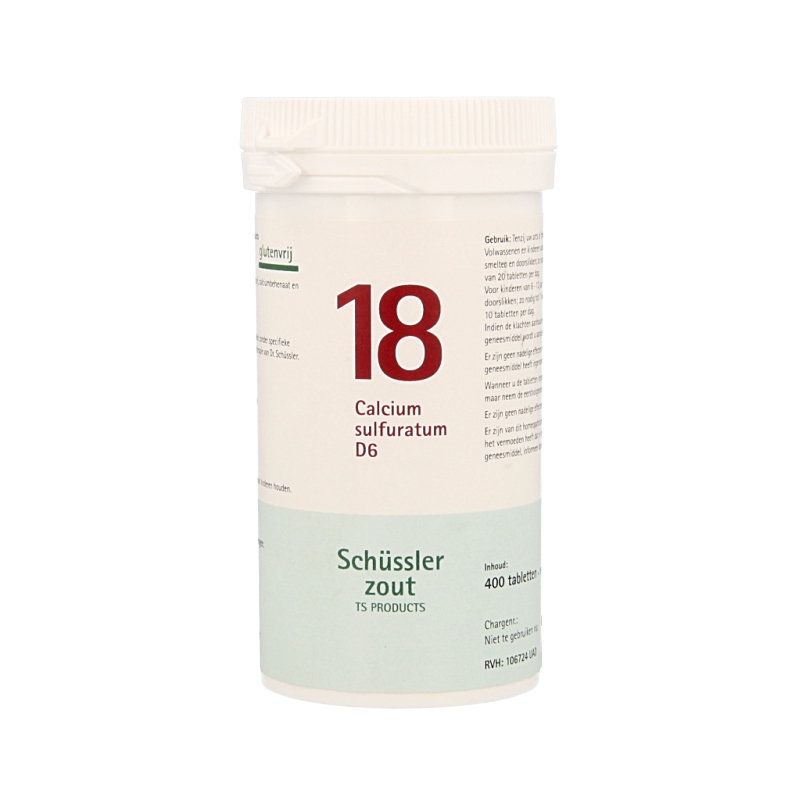 Pflüger Calcium sulfuratum 18 D6 Schussler 400 Tabletten