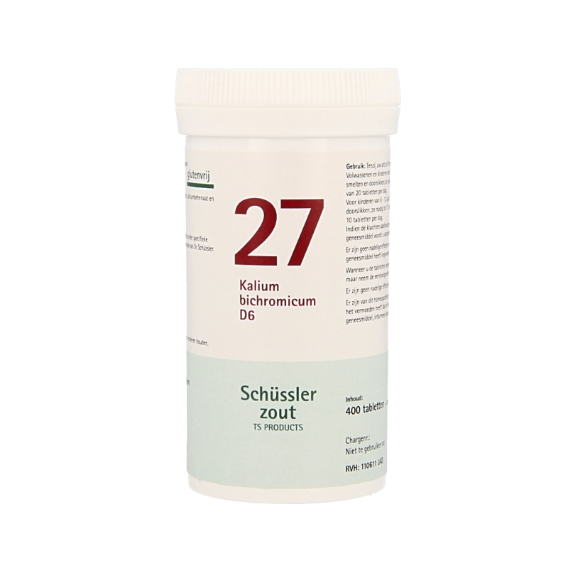 Pflüger Kalium bichromicum 27 D6 Schussler 400 Tabletten