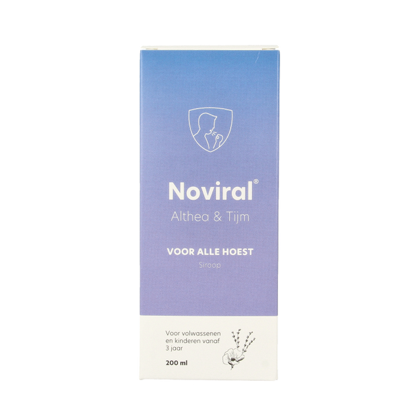 Noviral Alle hoest althea en tijmsiroop 200 Milliliter