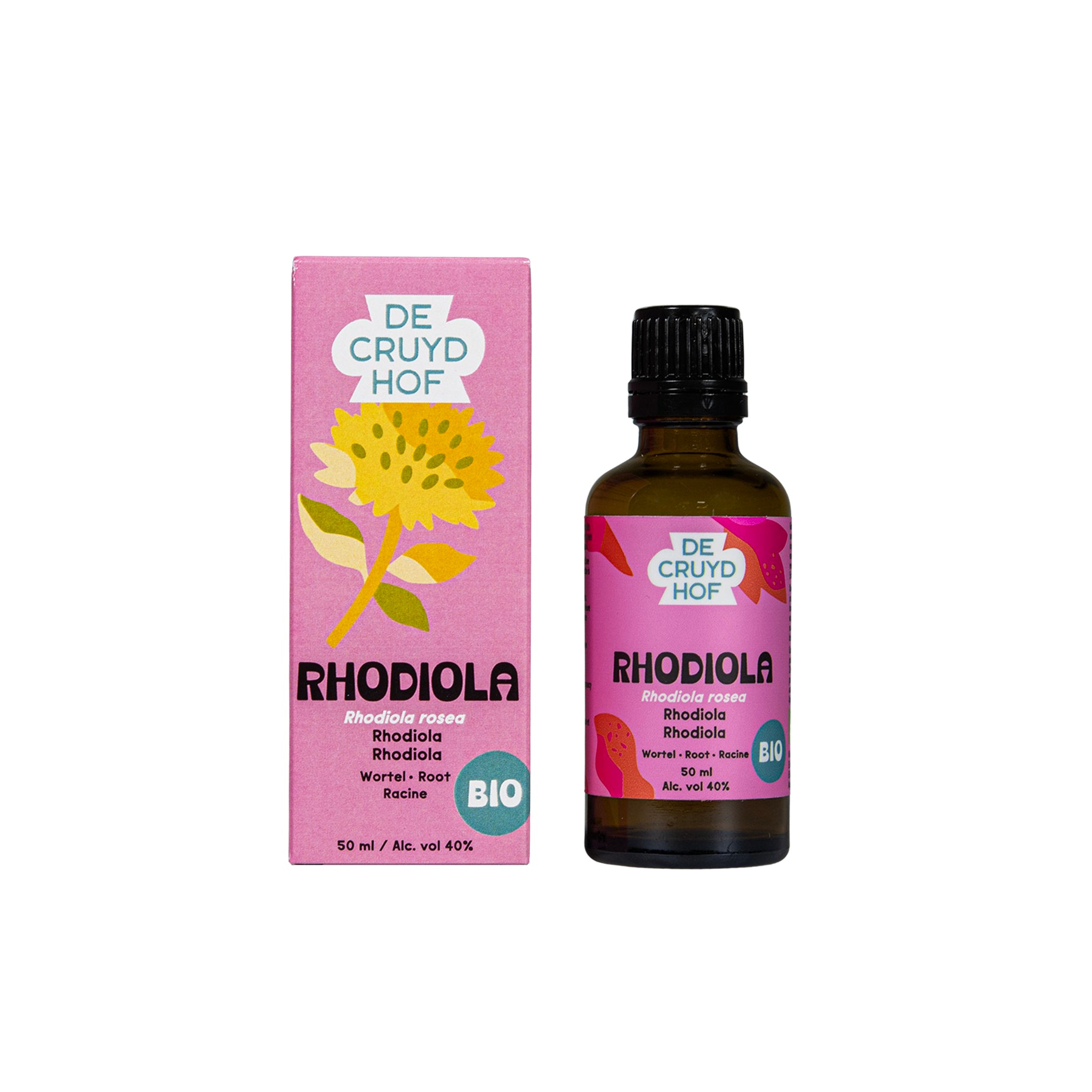Cruydhof Rhodiola rosea rad/rhodiola wortel bio 50 Milliliter
