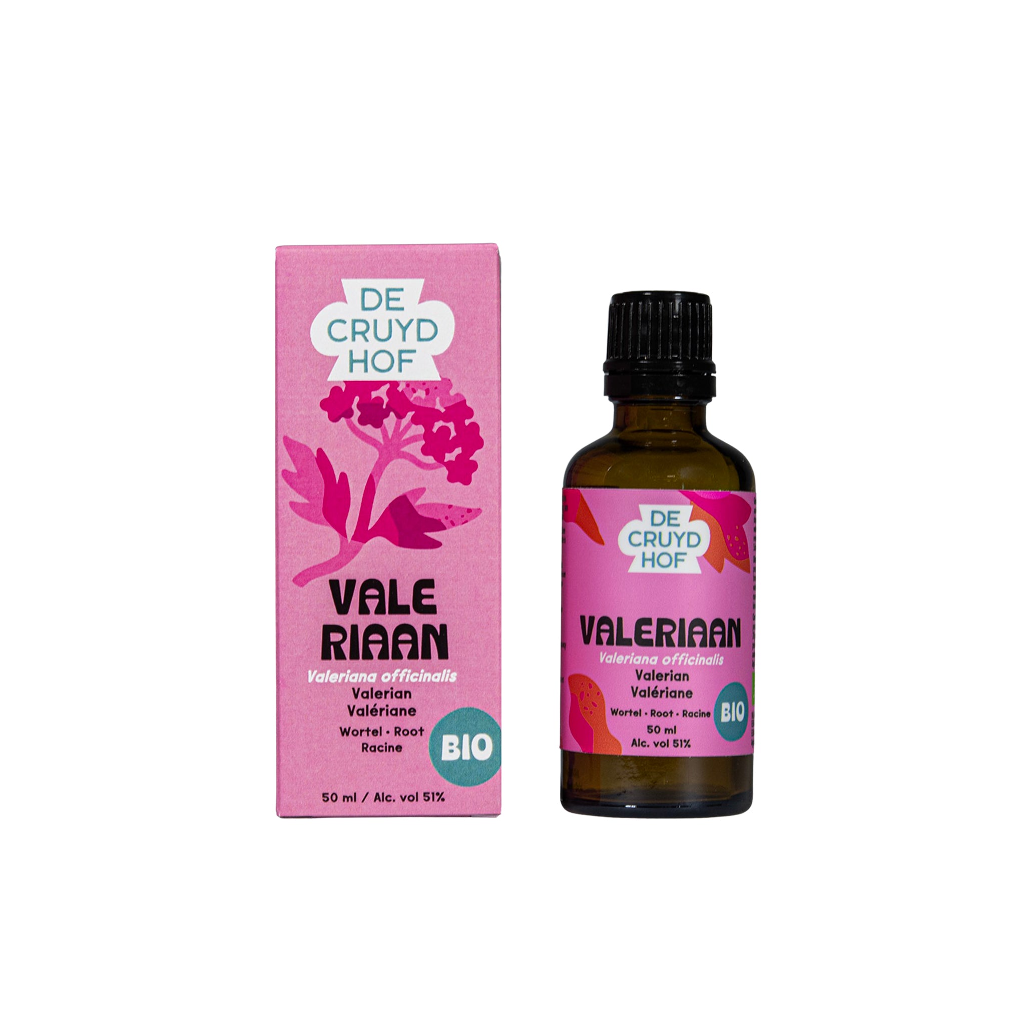 Cruydhof Valeriana officinalis rad /valeriaan BIO, 50 Milliliter