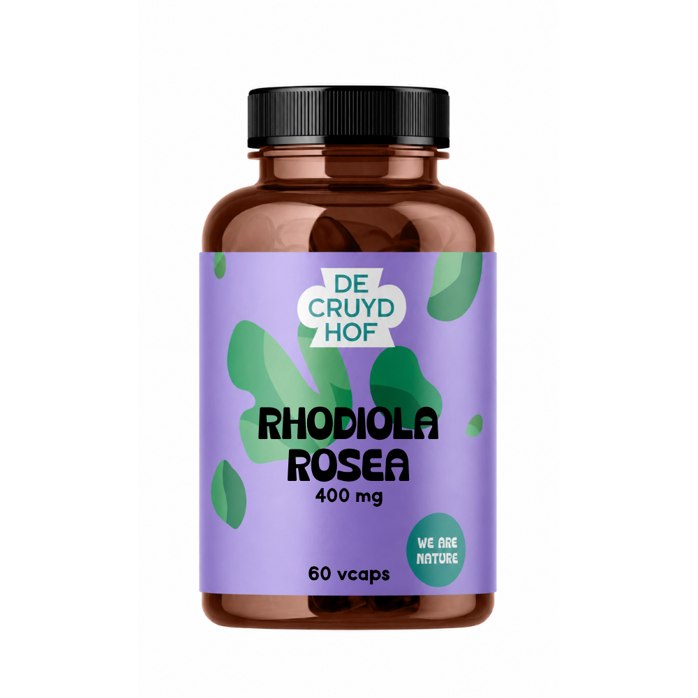 De Cruydhof Rhodiola rosea 60.00 Vegetarische capsules