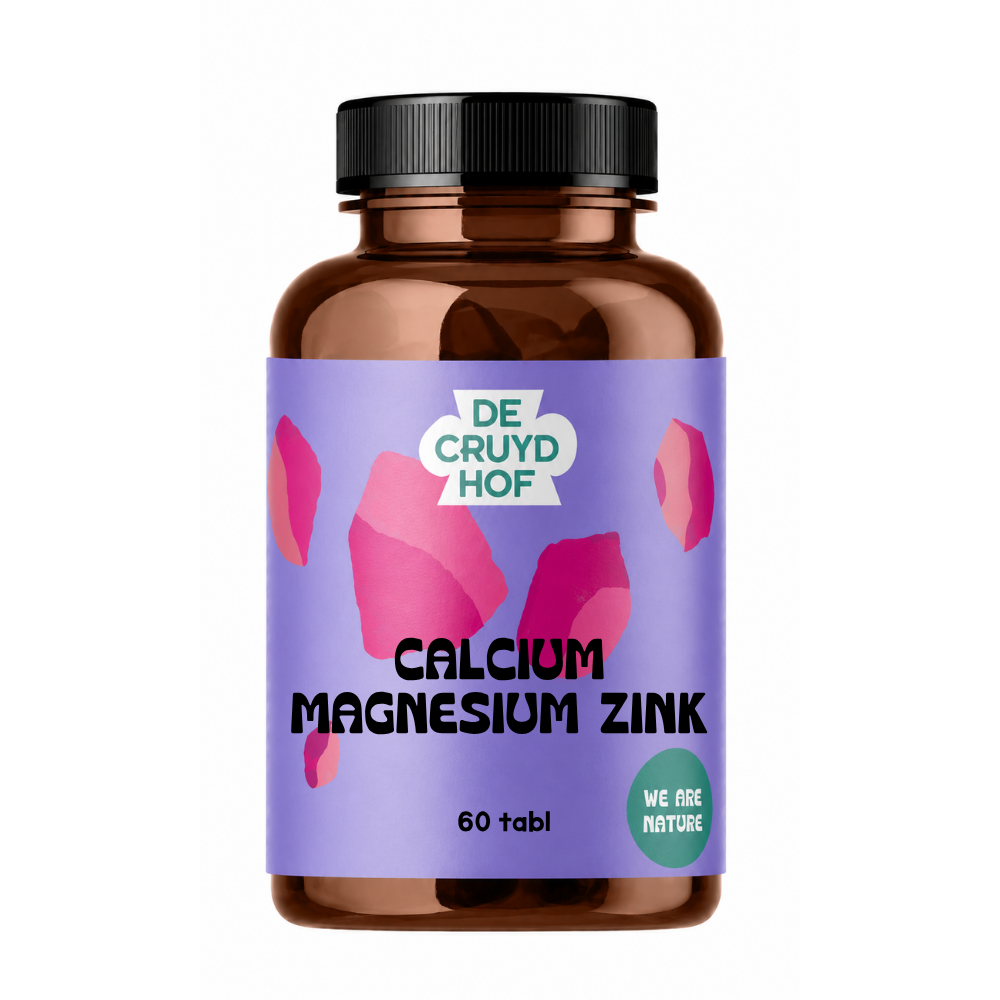De Cruydhof De Cruydhof Calcium Magnesium Zink, 60 tabl 60.00 Tabletten