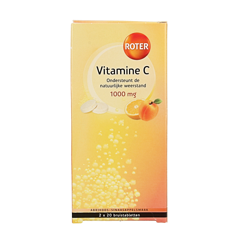 Roter Bruistabletten abr. sin. vit C duopack 40 Bruistabletten
