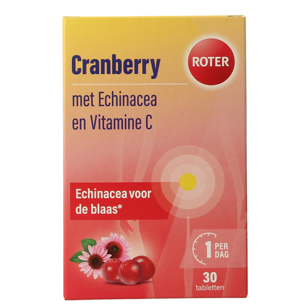 Roter Cranberry vitamine C & echinacea 30.00 Tabletten