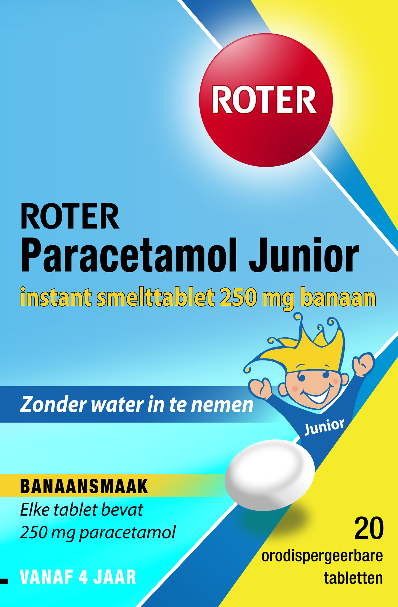 Roter Paracetamol 250 junior 20 Tabletten