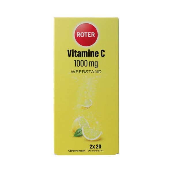 Roter Bruistabletten citroen vit C duopack 40.00 Bruistabletten