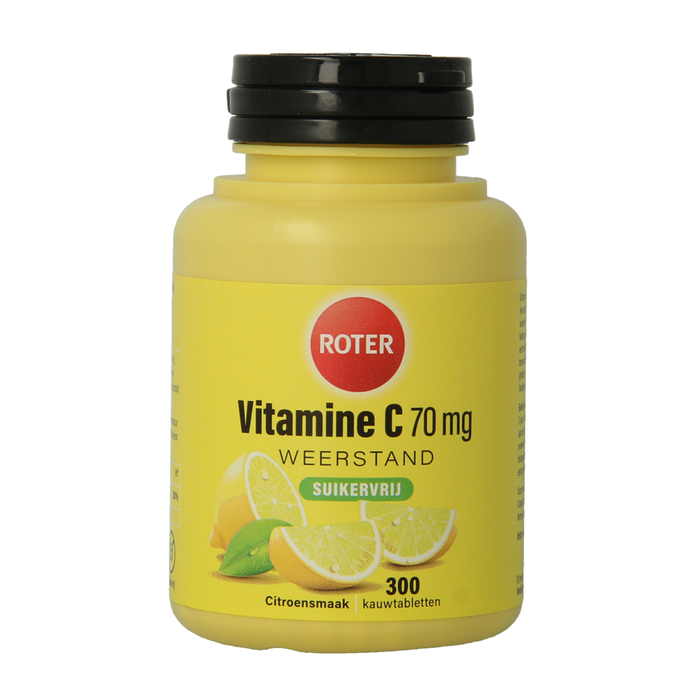 Roter Vitamine C 70 mg suikervrij 300.00 Kauwtabletten