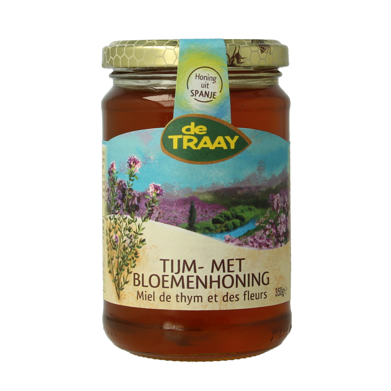 Traay Tijm- met bloemenhoning 350 Gram
