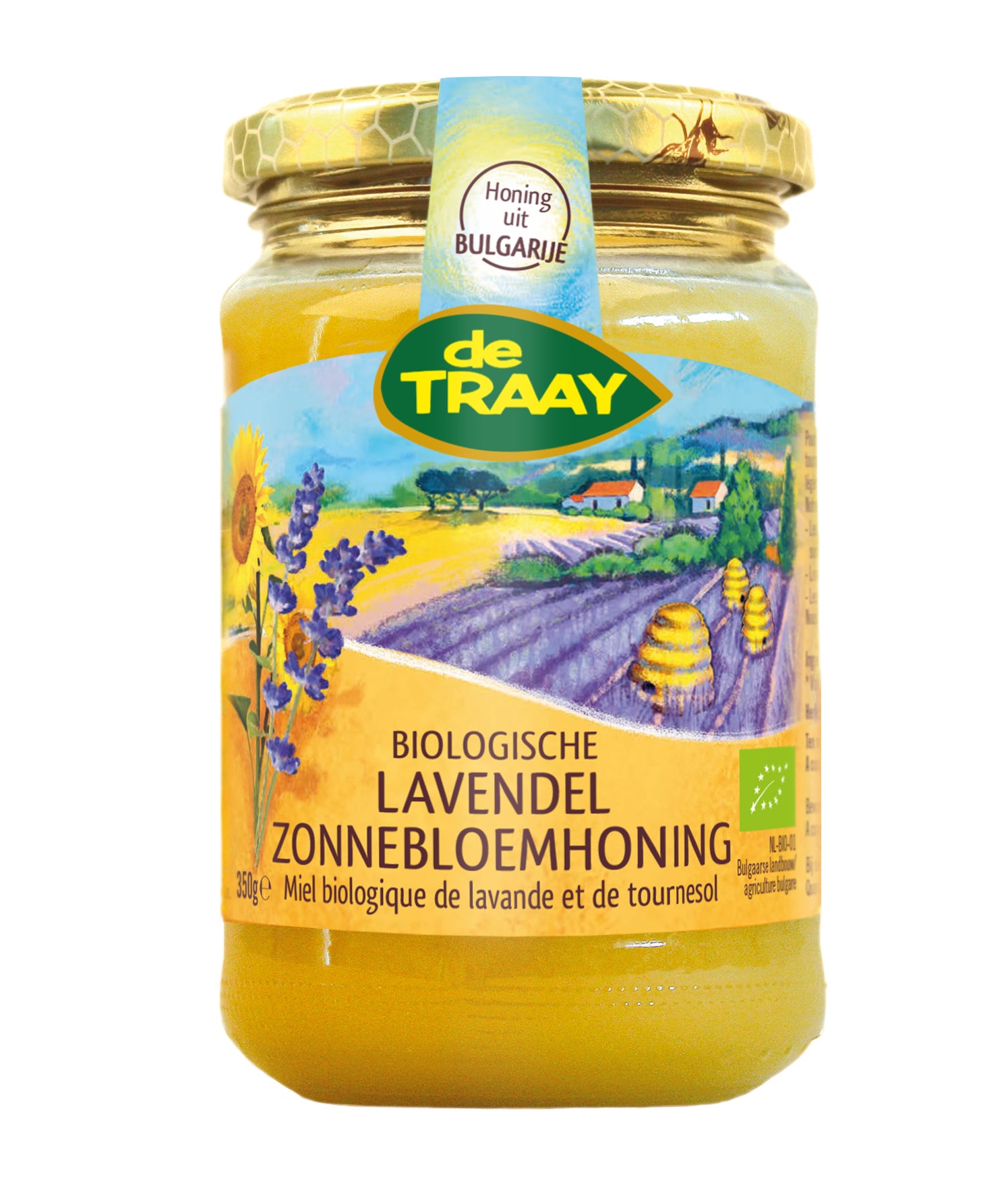 de Traay Lavendelhoning bio 350.00 Gram