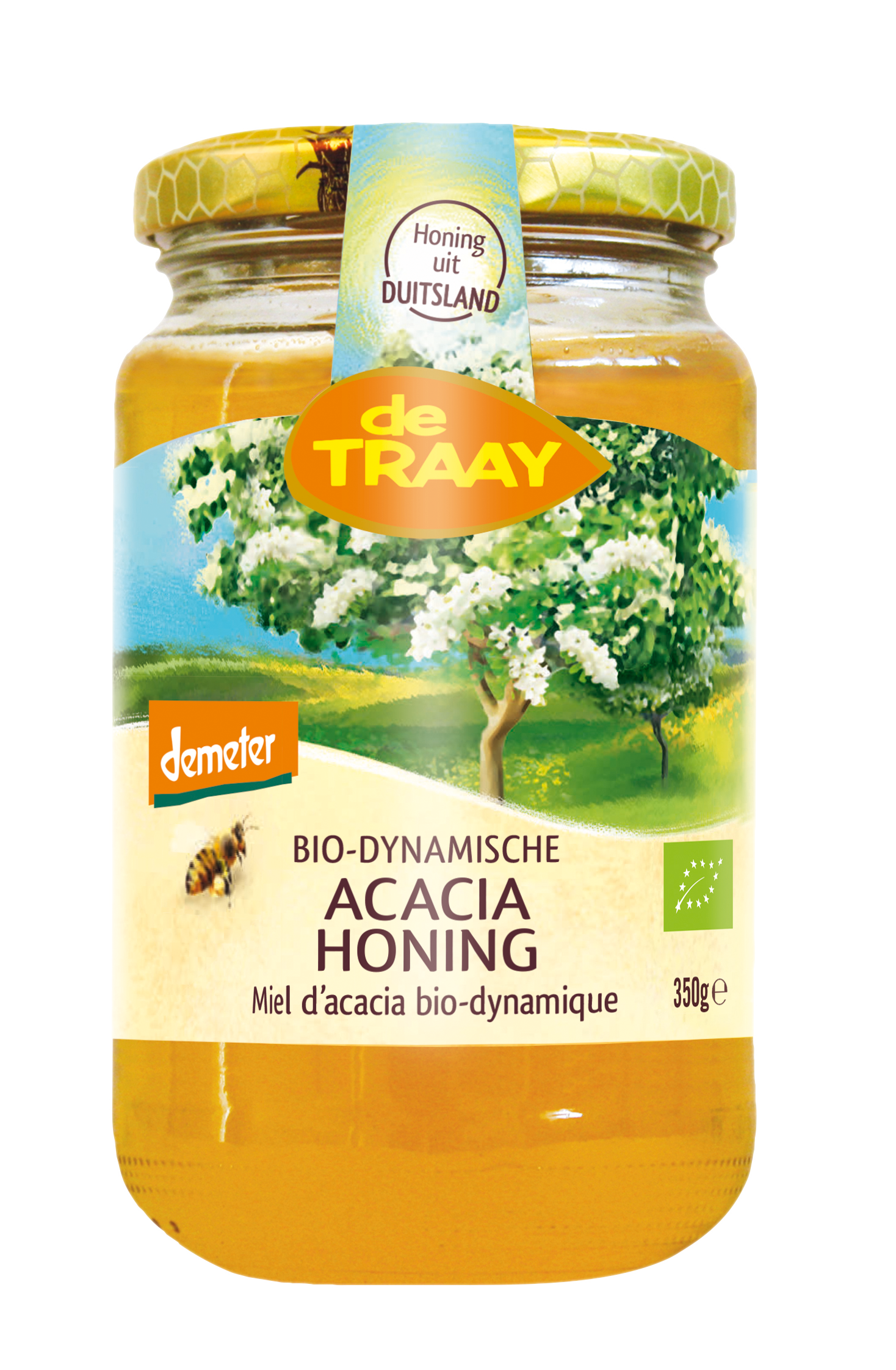 de Traay Acaciahoning demeter bio 350.00 Gram