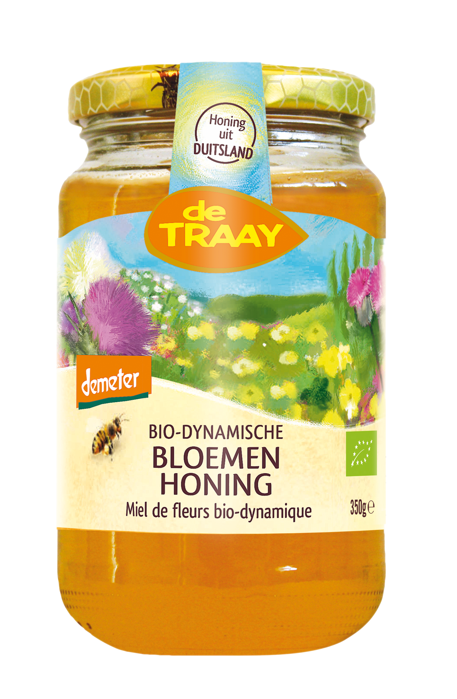 de Traay Bloemenhoning bio-dynamisch demeter bio 350.00 Gram