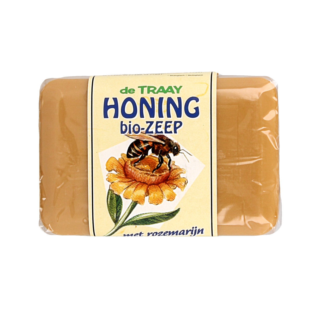 de Traay Zeep honing/rozemarijn bio 250.00 Gram