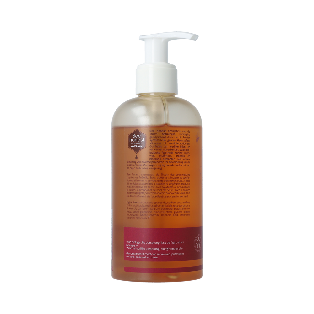 Traay Bee Honest Handzeep rozen 250.00 Milliliter