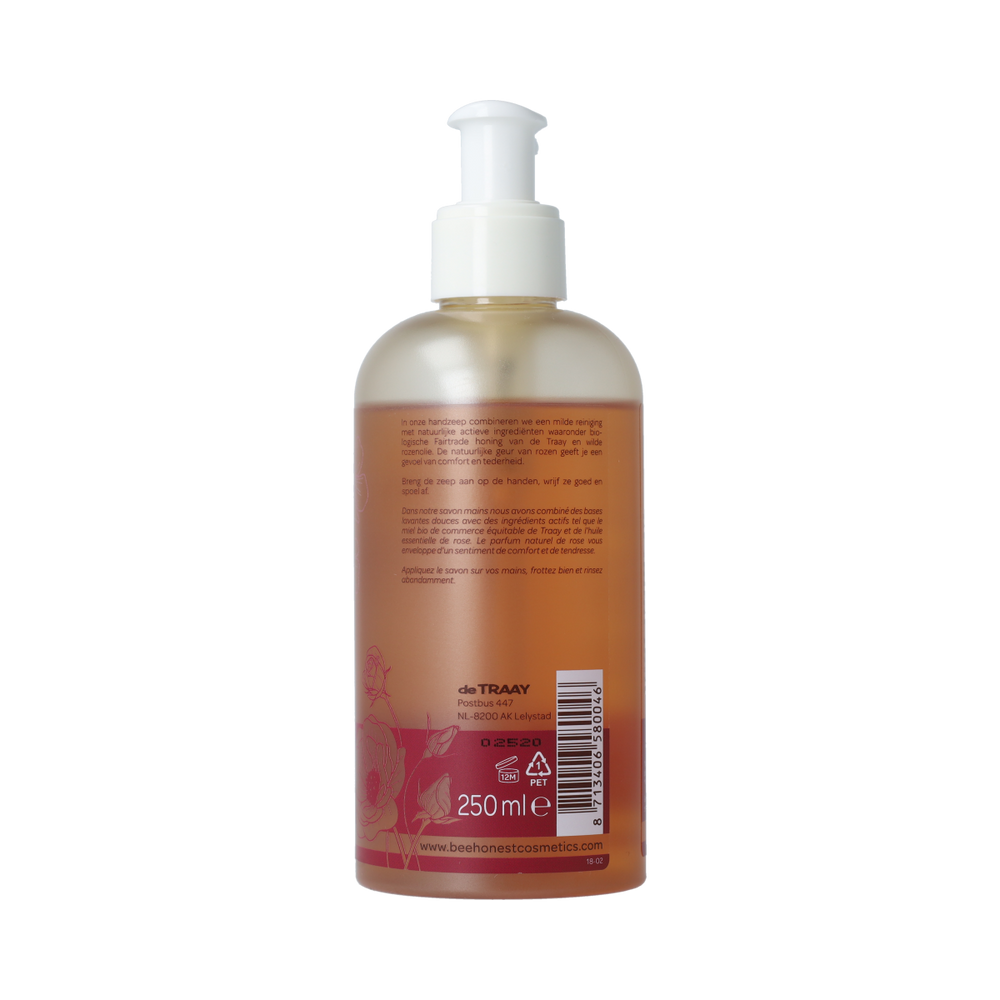 Traay Bee Honest Handzeep rozen 250.00 Milliliter