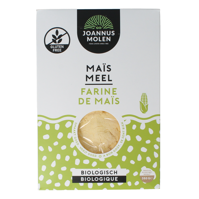 Joannusmolen Maismeel eerste keuze bio 350 Gram