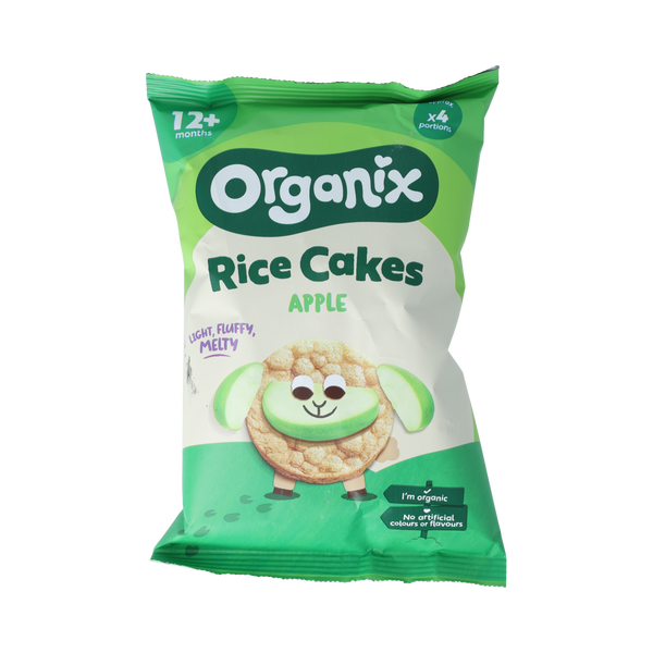 Organix Luchtige rijstwafeltjes appel 12+M bio 40.00 Gram