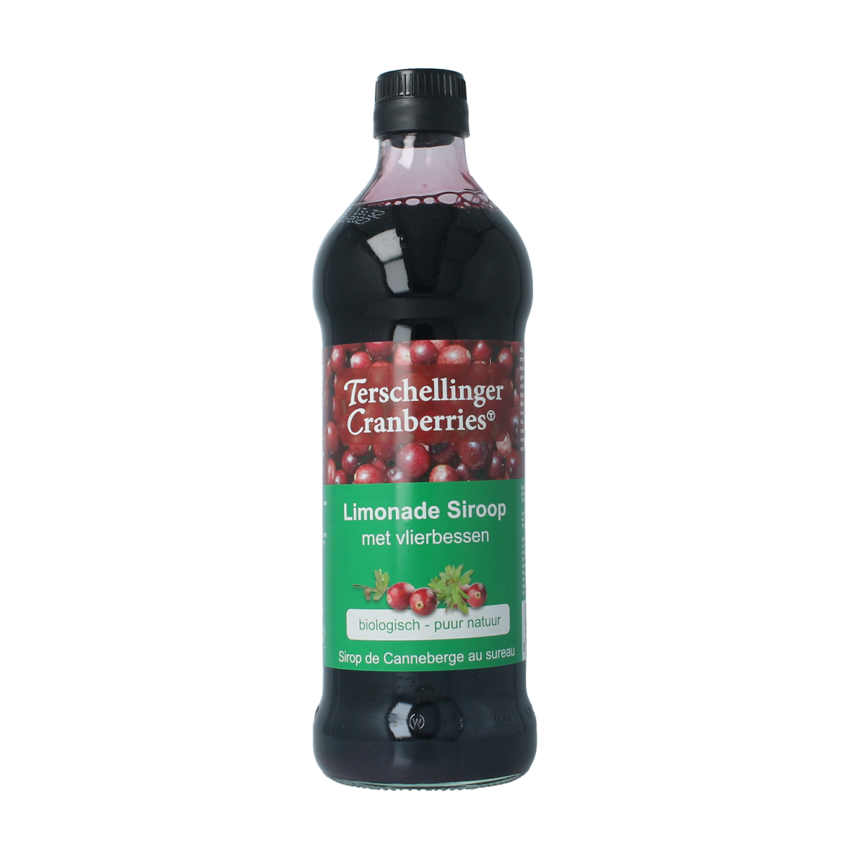 Terschellinger Cranberry-vlierbes siroop bio 500.00 Milliliter