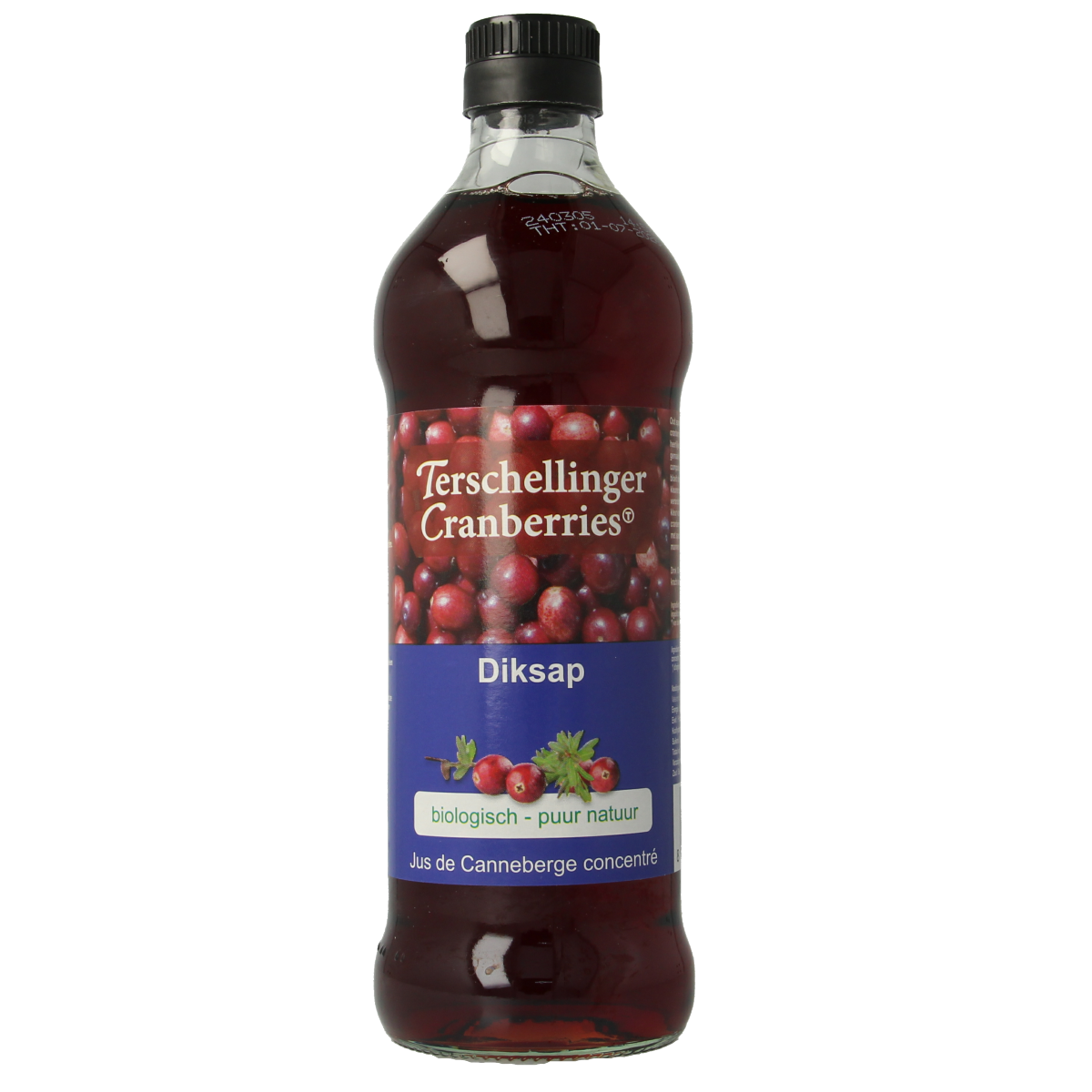 Terschellinger Cranberry diksap bio 500.00 Milliliter
