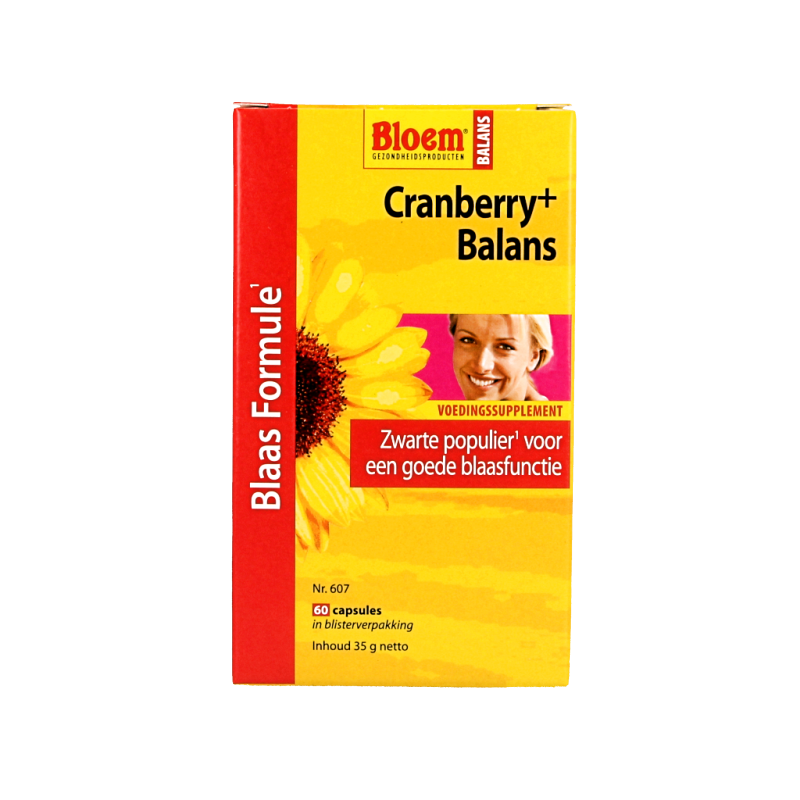Bloem Cranberry+ balans 60 Capsules