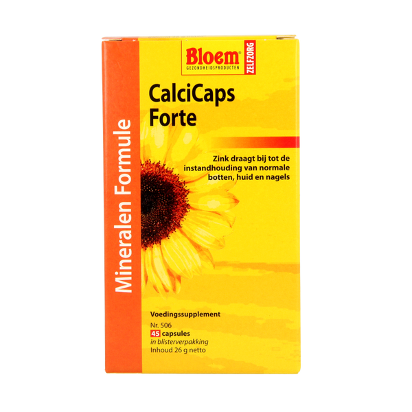 Bloem Calcicaps forte huid/bot/nagels 45.00 Capsules