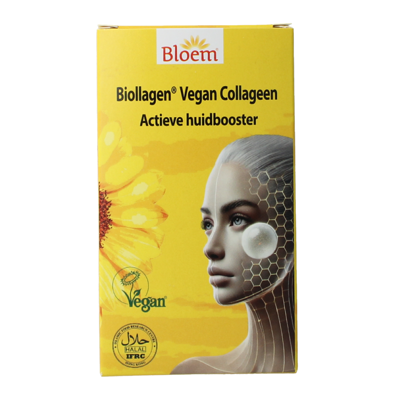 Bloem Biollagen vegan collageen actieve huidbooster 1 Set