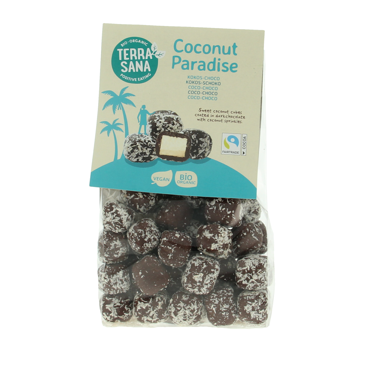TerraSana Coconut paradise choco bio 150.00 Gram