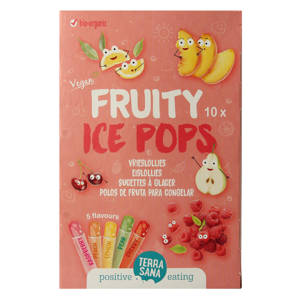 TerraSana Ice pops fruitsap bio 400.00 Milliliter