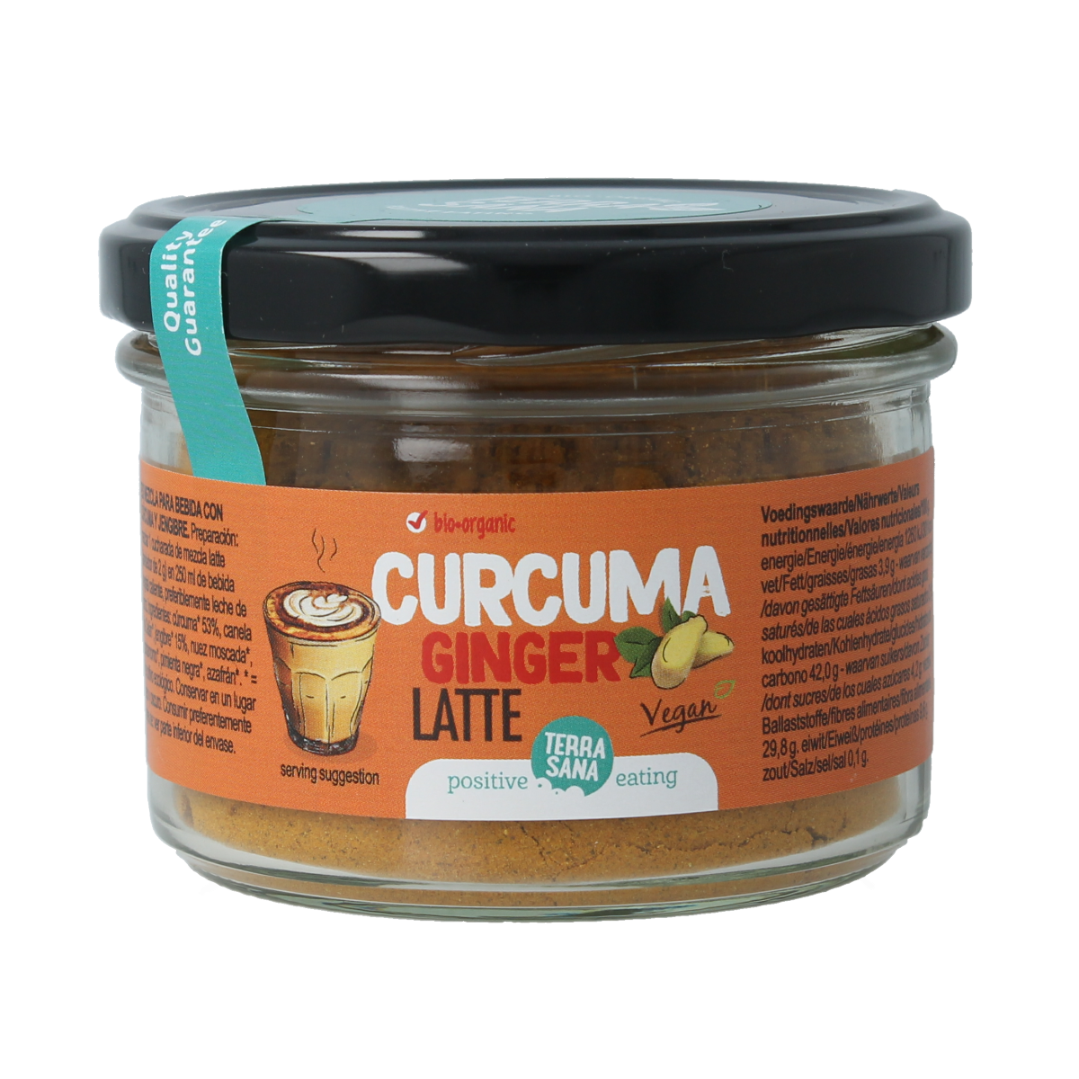 TerraSana Latte curcuma ginger bio 70.00 Gram