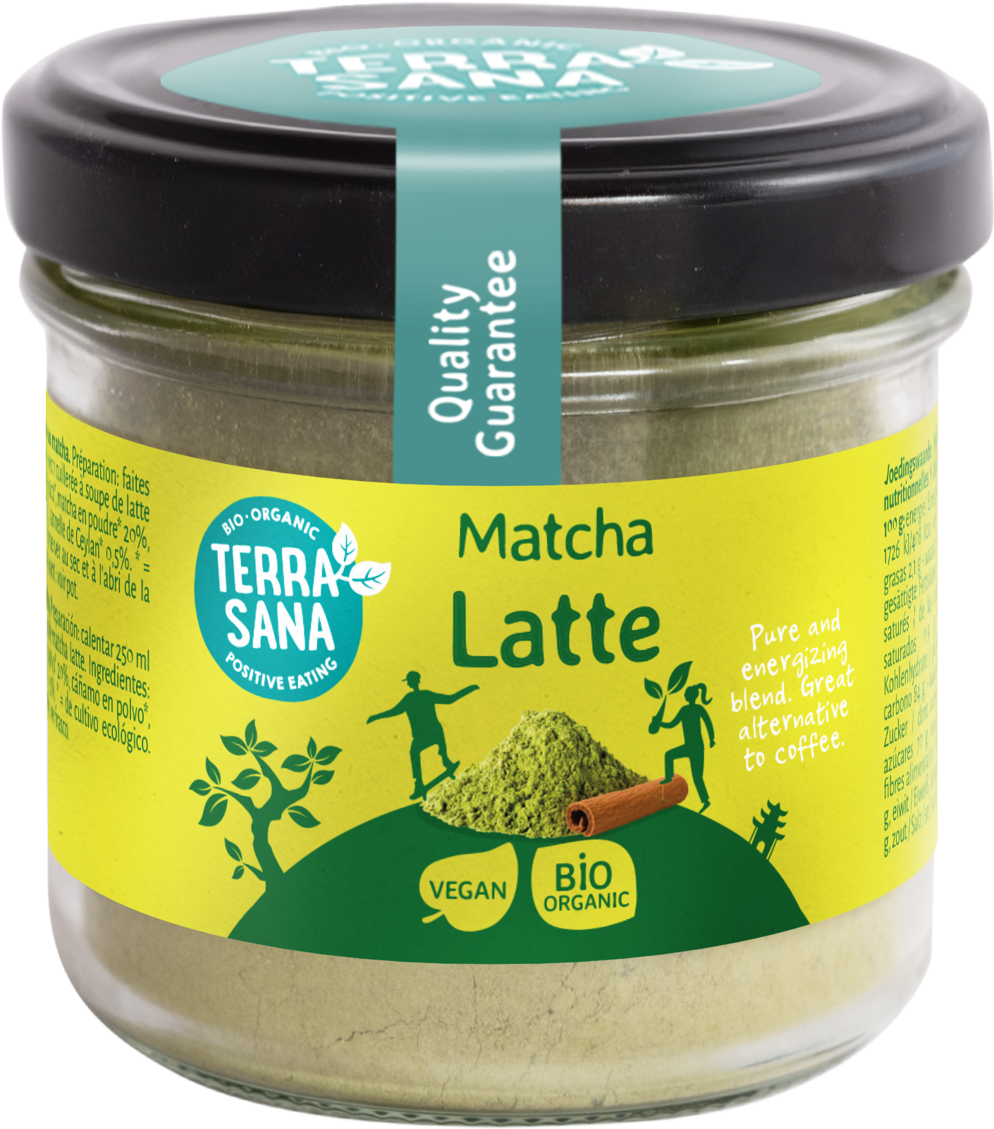 TerraSana Matcha latte gula java bio 120.00 Gram