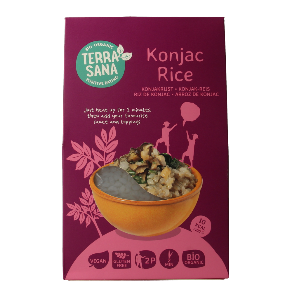 TerraSana Konjac rijst bio 250.00 Gram