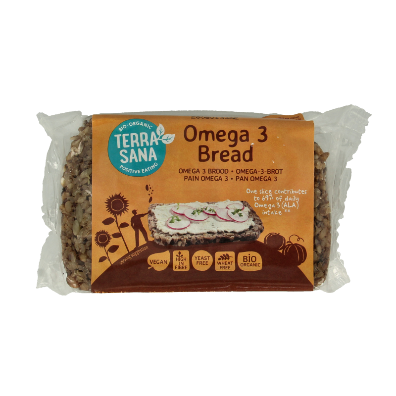 TerraSana Omega 3 brood bio 300 Gram