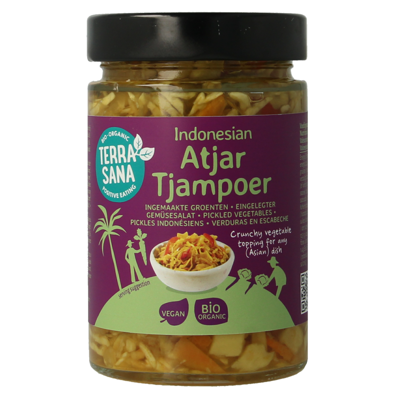 TerraSana Indonesische atjar tjampoer bio 300 Gram