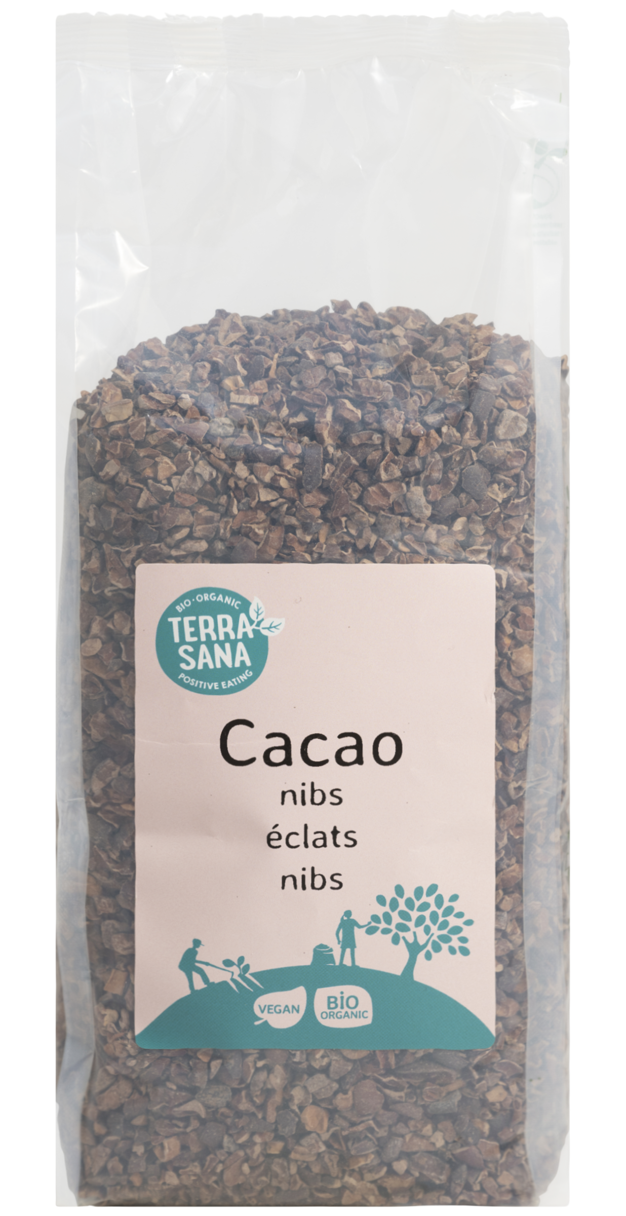 TerraSana Raw cacao nibs bio 500.00 Gram