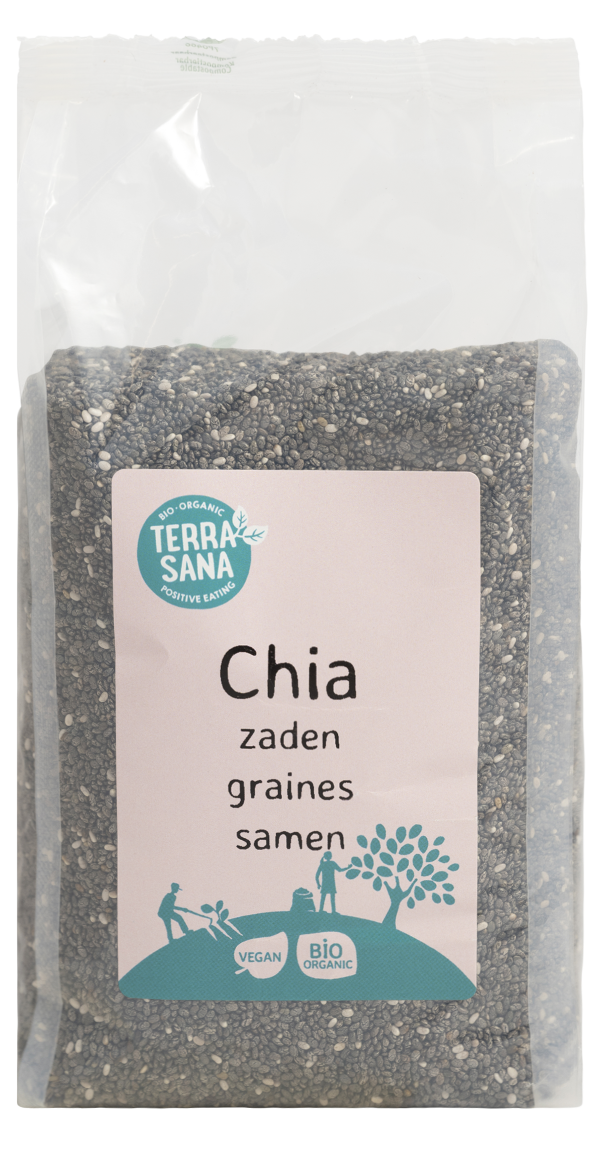 TerraSana RAW Chia zaad zwart bio 300.00 Gram